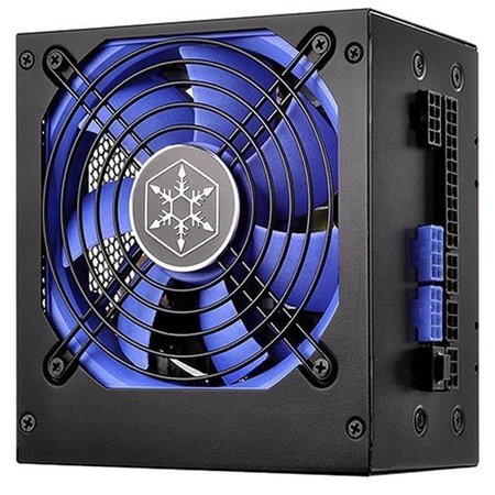 SILVERSTONE Silver Stone Technologies ST70F-PB Silent 120 mm Fan with 18Dba; Efficiency 80Plus Bronze Certification; Fully Modular Cable ST70F-PB